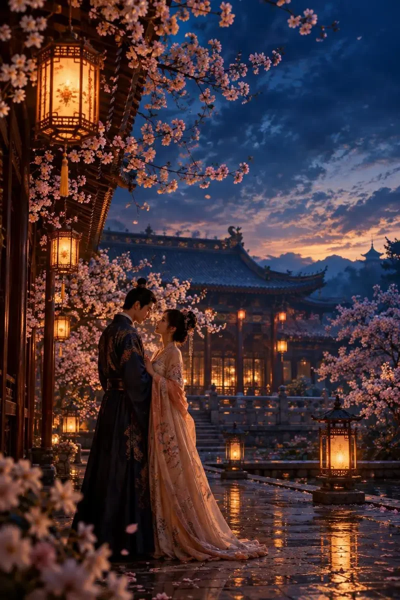纸灯巷电影海报，爱情类型，2023年上映