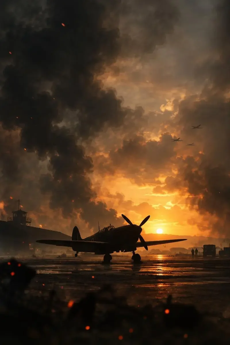铁幕天空电影海报，战争类型，2025年上映